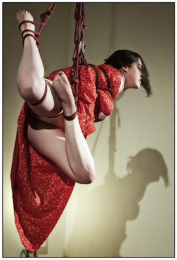 Shibari Rope Bondage Show In Rome Italy In 2013 With Wykd Dave And Clover